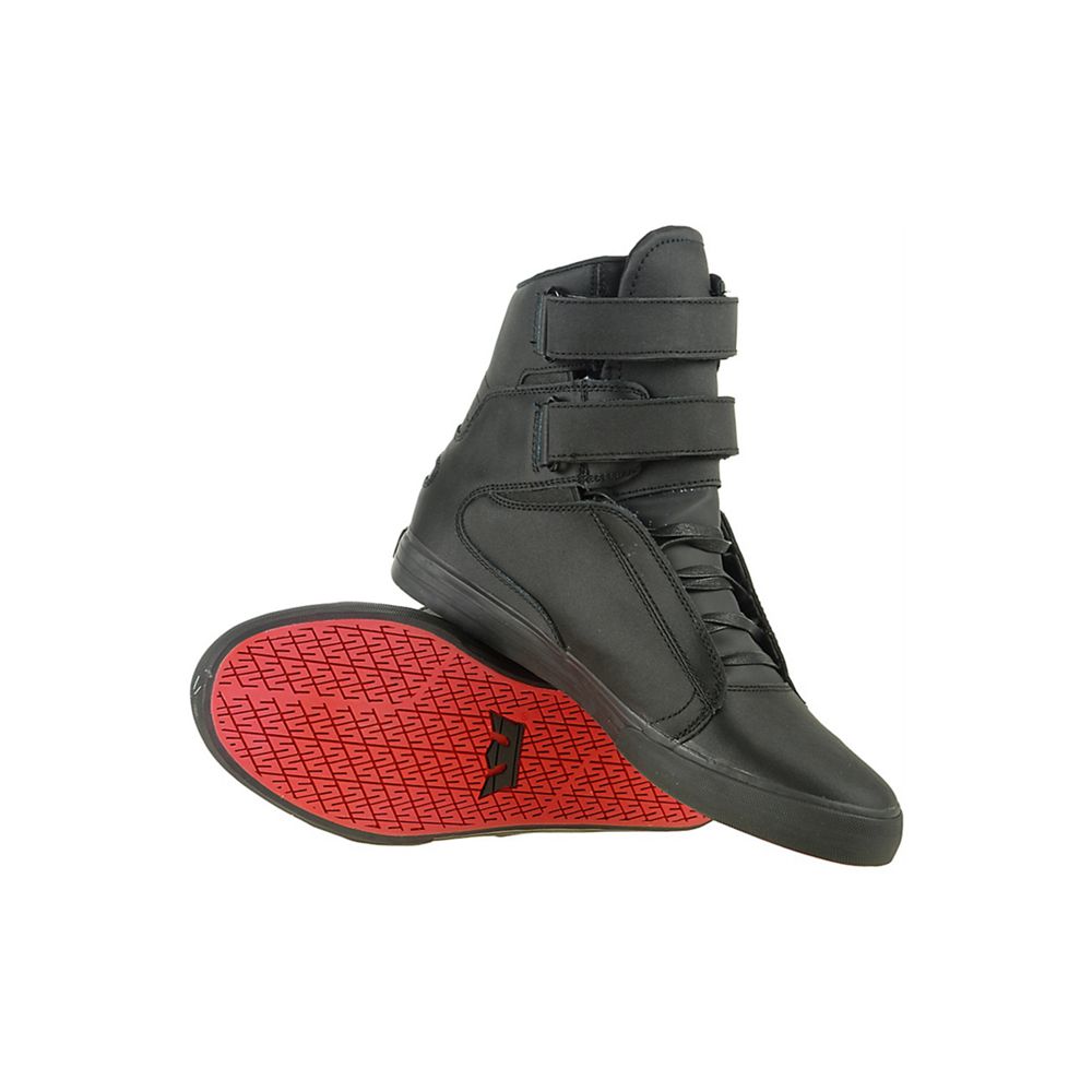 Baskets Montantes Supra TK Society Noir Red Carpet Tuf Femme | KXL-97526933